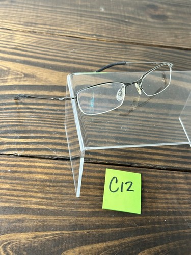 Oakley Jackknife 2.0 Unisex Brushed Chrome Half Rim Rectangular Eyeglasses Frame