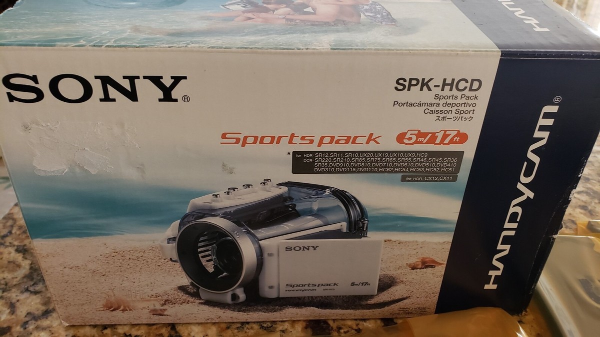 SONY Sports Pack SPK-HCD Handycam Waterproof Underwater SONY Sports Pack SPK-HCD Handycam Waterproof Underwater