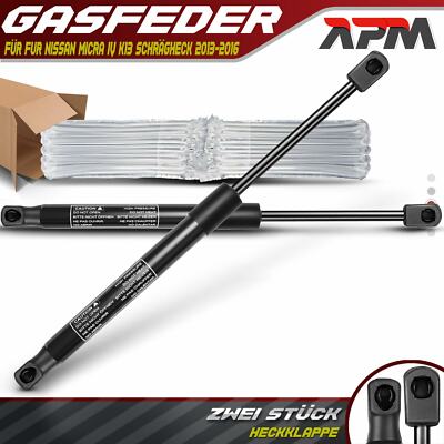 2x Gasfeder Heckklappe Dämpfer 495mm 320N fürNissan Micra IV K13 Schrägheck 1.2L