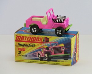 matchbox pink jeep