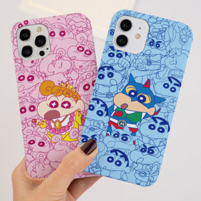 Crayon Shin Chan Focus Line Slim Case für iPhone 17 16 15 Pro Max + Hergestel...