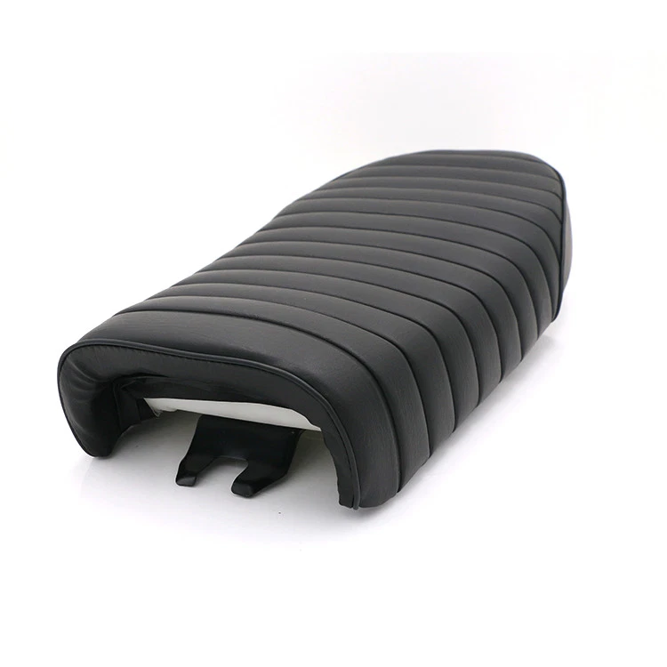 Asiento de moto vintage café racer negro para Kawasaki W650 Z750 KZ900 KZ400 660B Foto 4 de 4