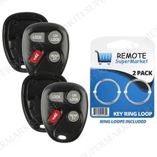 Replacement for Chevy Astro Blazer Jimmy Bravada Remote Key Fob Shell Case Pair