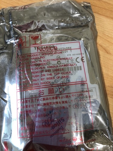 Toshiba MK4034GSX 40Gb 2.5” SATA I 5400RPM Laptop HDD