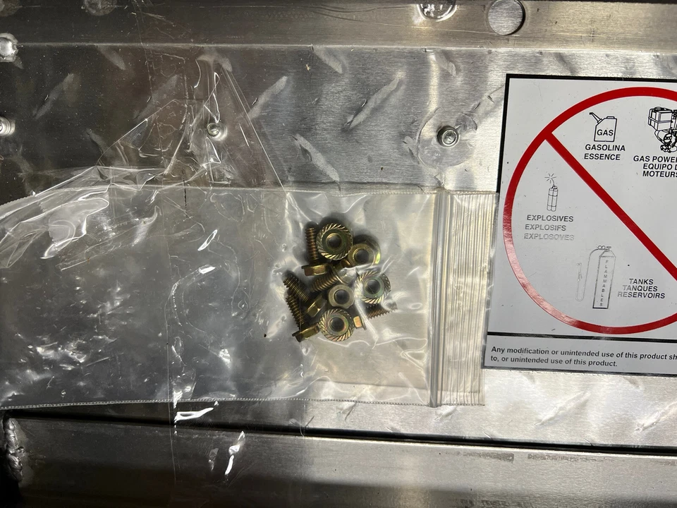 Weather Diamond Plate Aluminum Guard Truck Underbody Door Only 30”x14" - Image 2 of 4