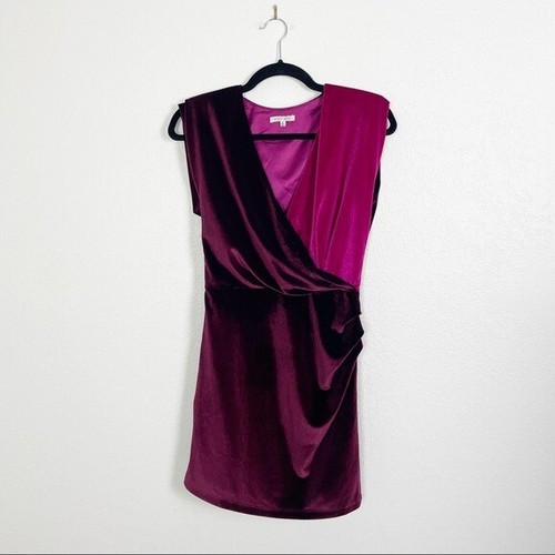 Ronny Kobo Carol Samt Minikleid Small - Bild 2 von 6