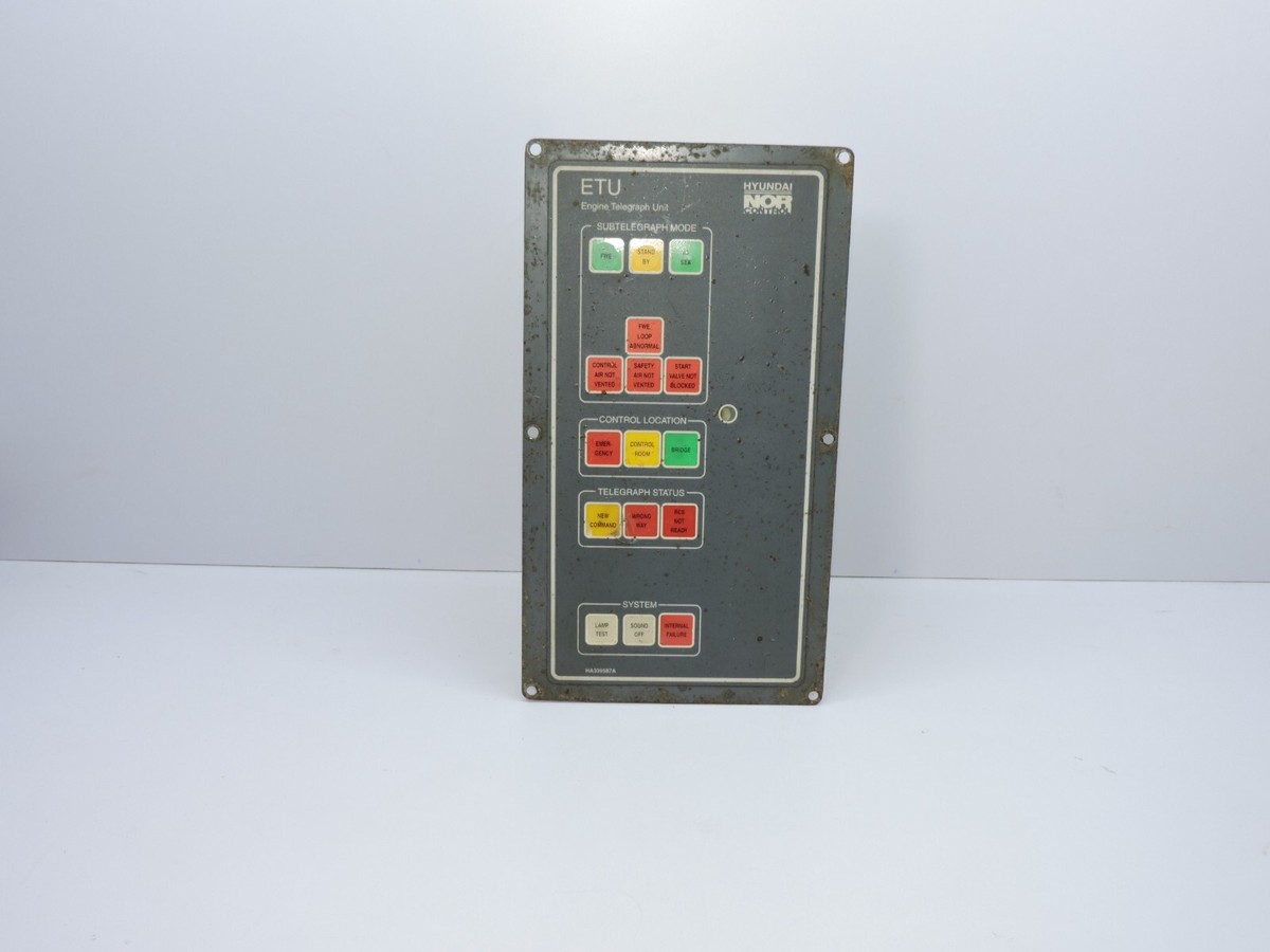 Kongsberg Nor Control ETU003 HA339587A Engine Telegraph Unit