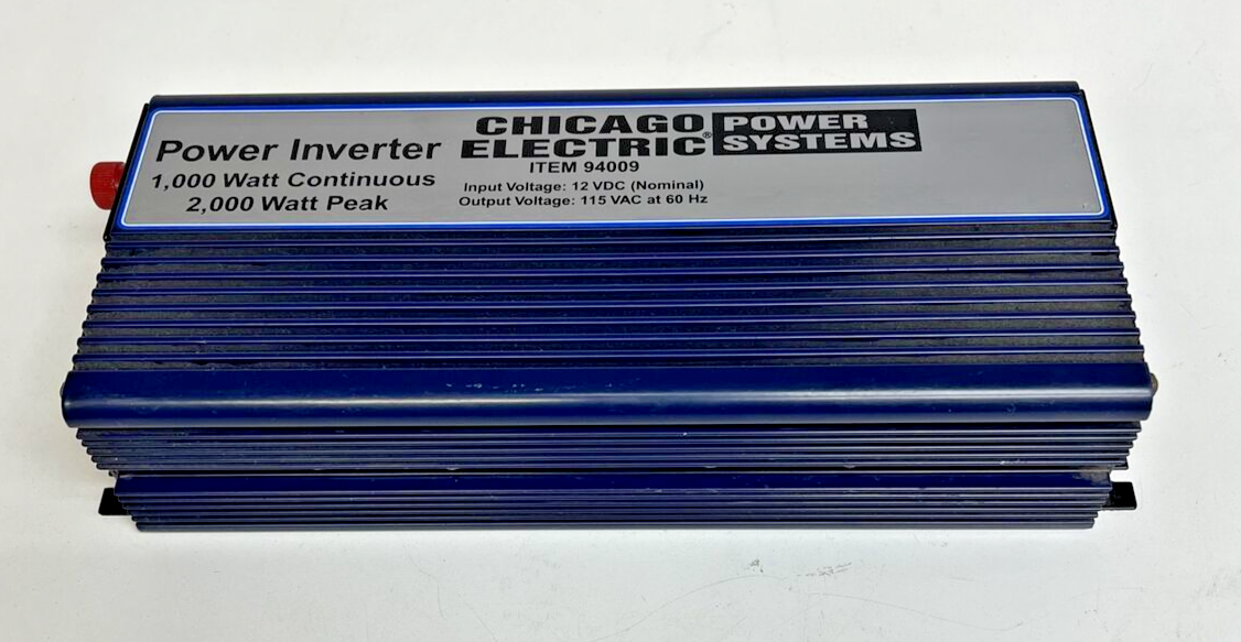 Chicago Electric 1000W DC-AC Power Inverter MODEL 94009 | eBay