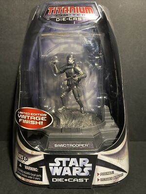 Star Wars SANDTROOPER Titanium Die-cast action figure Vintage NEW Micro Machines