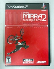 Sony PlayStation 2 Black Label Dave Mirra Freestyle BMX 2 Video Game Complete