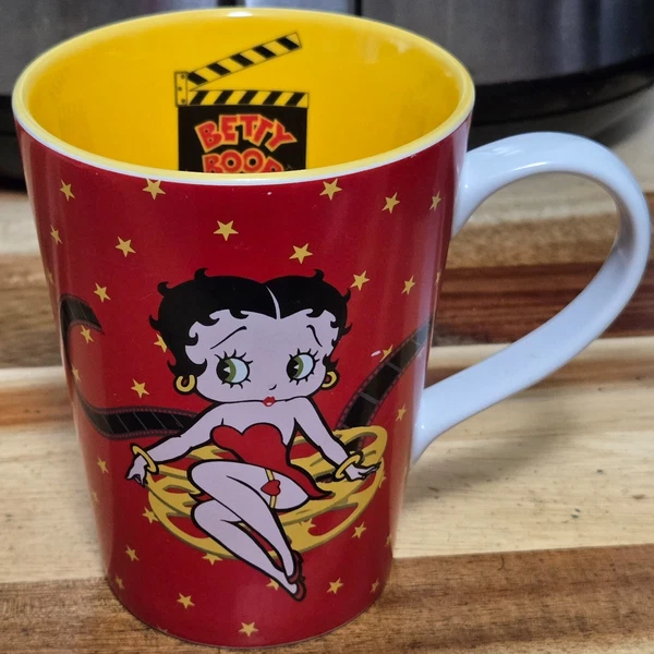 Vintage Official Betty Boop Coffee Mug Pop Eye Mickey Mouse Classic Cartoons