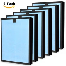 6 Pack Original Replacement HEPA Filter for SimPure HP8 Air Purifier 4 Stage
