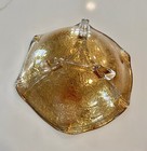 Vintage Gold Encrusted Glass Footed Candy/Nut Dish 'Might be Wheeling' — photo 3