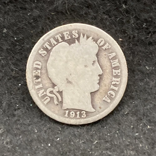 1913 Barber Dime AG/G