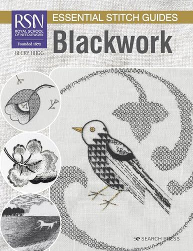 RSN Essential Stitch Guides: Blackwork: Large Format by Becky Hogg PAPERBACK - Image 6