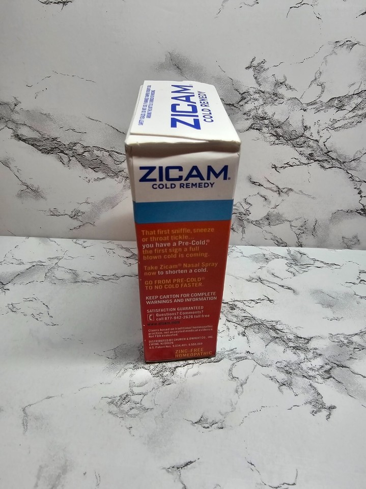 Zicam Cold Remedy No Drip Nasal Spray Zinc Free 0.50 fl oz Sealed Exp 8