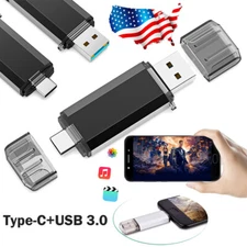 64GB USB 3.0 Flash Drive Memory Stick USB TYPE C OTG Mobile Phone PC Mac Android