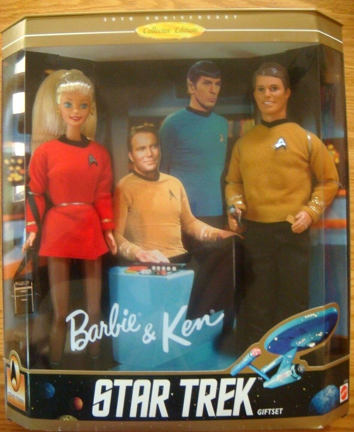 barbie & ken star trek 30th anniversary