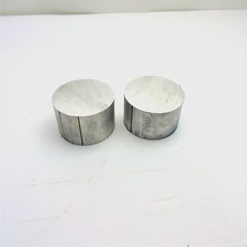 3.625" diameter 6061 Aluminum ROUND Bar 2.625" Long  Stock Pieces 2 sku 299613