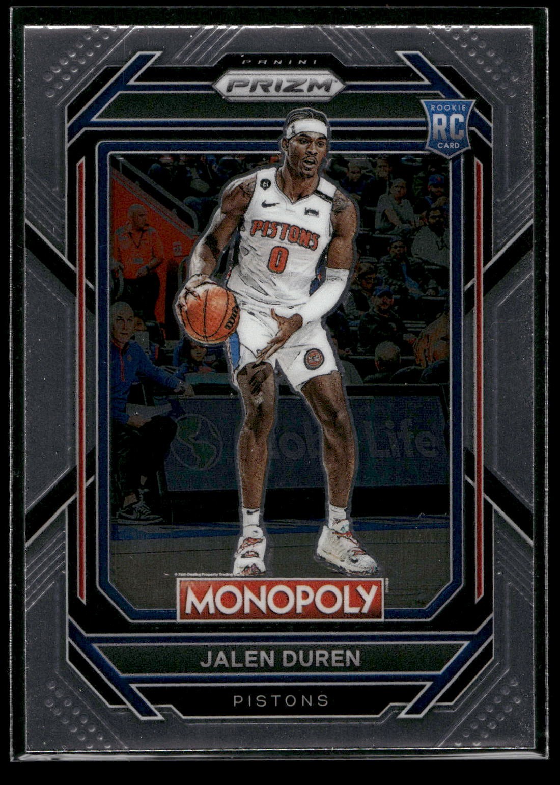 2022-23 Panini Prizm Monopoly Jalen Duren ROOKIE CARD Detroit Pistons #27 RC 🔥