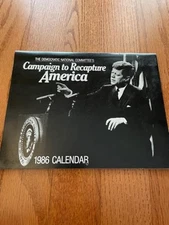 1986 Campaign to Recapture America Calendar Democratic National Committee