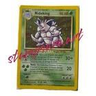 POKEMON Card BASE Set NIDOKING #11/102 Black Star Rare Holo Holofoil Shiny NM-M!