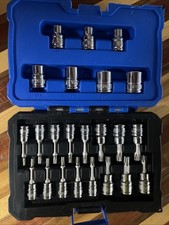Kobalt Socket Set 573358 14 And 38 Tamperproof Bit Star Ex Star Sockets