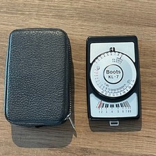 Vintage Boots KL-7 Photographic Light Meter With Case - Working