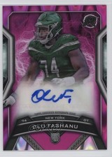 2024 Resurgence Pink Power Surge Refractor /10 Olumuyiwa Fashanu Olu Auto 0n64
