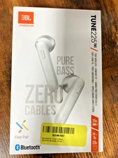 BRAND NEW JBL Tune 225TWS Wireless Headphones - White  EL