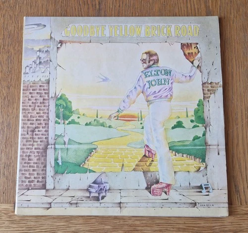 Elton John - Goodbye Yellow Brick Road 2xLP vinyl UK 1973 1st Pressing Purple
