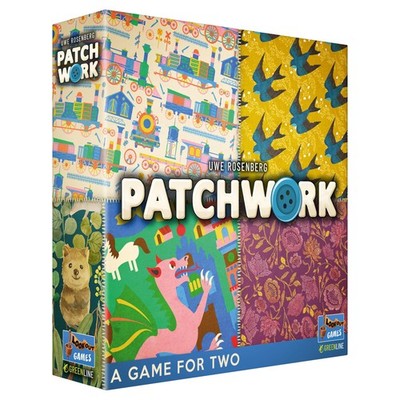 Lookout Games Patchwork Board Game Revised Edition  Interactive Quilting Puzz...