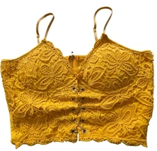 Corset Top Sunburst Festival Lace Bustier Fairy Whimsigoth Goth Laced Adjustable