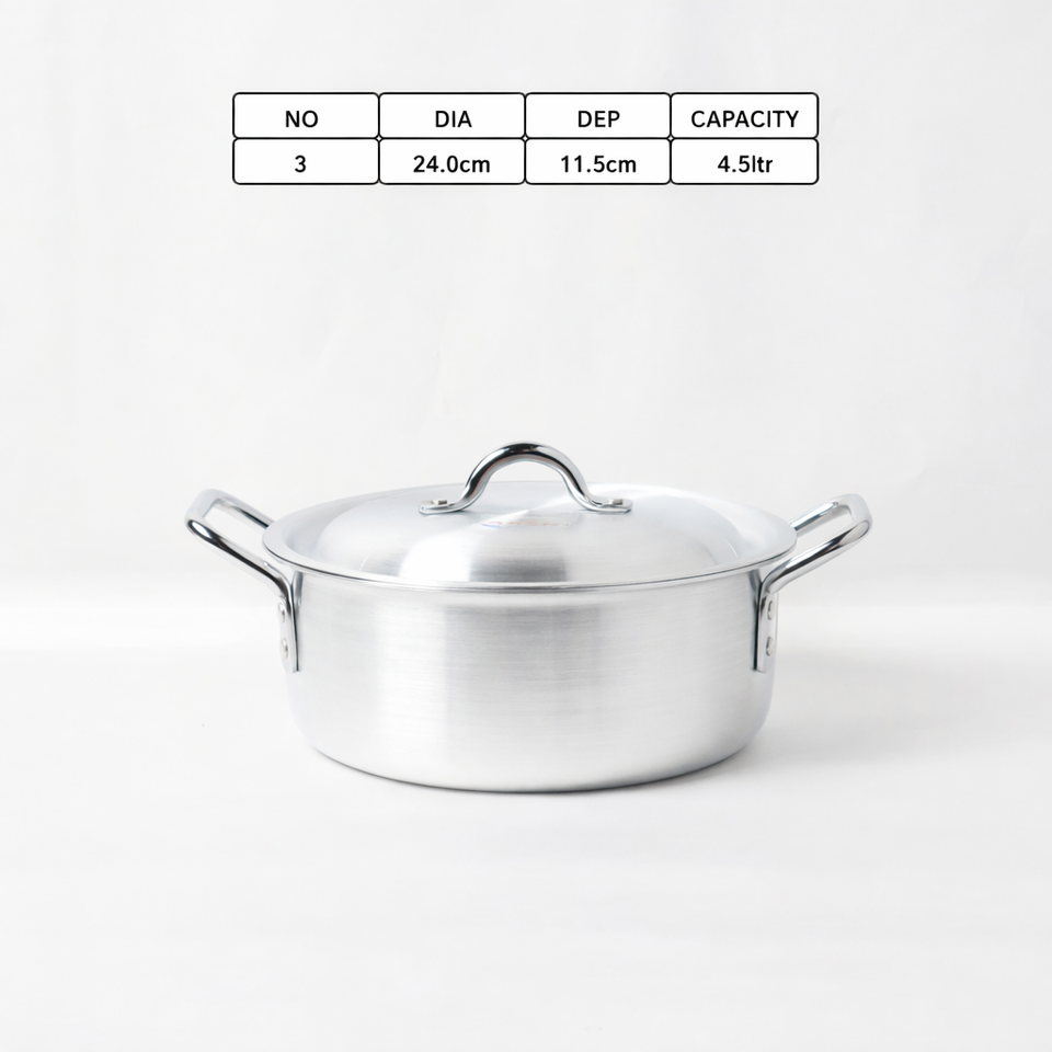 Arsh Aluminum big pot Cookware Set | Heavy Duty Pots 10 pieces ...