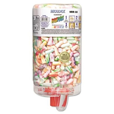 Ansell Moldex Spark Plug Foam Ear Plugs Station - Foam - 500/ Kit - Multi (6645)