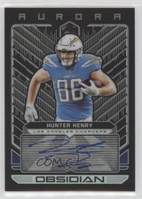 2019 Panini Obsidian Aurora Auto 21/50 Hunter Henry #AA-HHE Auto 4nl