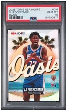 2025-26 Topps Nba Hoops-Oasis VJ Edgecombe #O-6 (RC) Psa 10 (Case Hit) SSP RARE