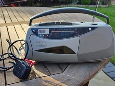 Roberts RC 9907 3 Band Radio Cassette Player - Portable - Silver/Blue/Grey