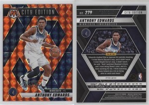 2024-25 Panini Mosaic City Edition Orange Prizm /249 Anthony Edwards #279