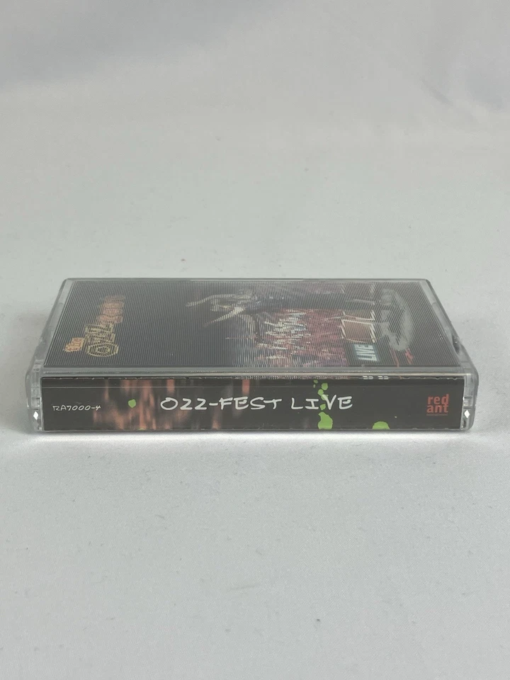 OZZY OSBOURNE Cassette Tape The OZZ-FEST LIve (1997) LENTICULAR Cover Slayer - Image 3 of 4