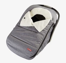 Skip Hop Stroll & Go Car Seat Cover - Grey Melange 27L x 16W - New