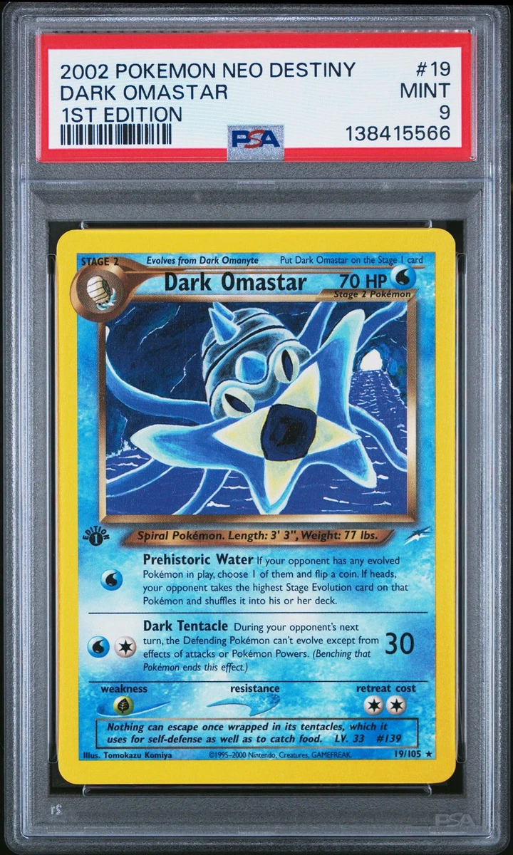 Dark Omastar 19/105 Neo Destiny for sale | eBay