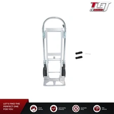 Aluminum Hand Truck 2 in 1 Folding Dolly Cart 1000 lbs Capacity Heavy Duty New