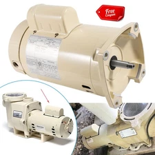 Whisperflo Almond 1HP Pool Pump Motor Dyneson Solid Replacemet (355010s)