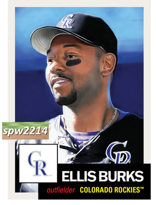 Topps Living Set Ellis Burks #882 - Presale
