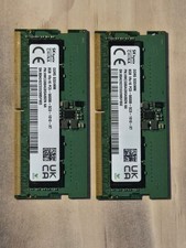 SK Hynix 16GB 2x8GB DDR5 5600 1Rx16 PC5-5600B HMCG66AGBSA092N Laptop SODIMM RAM