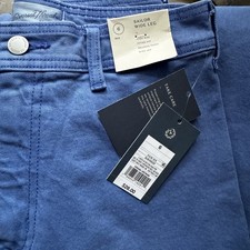 Universal Thread Womens Sailor Wide Leg High Rise Blue Denim Jeans Size 6 NWT