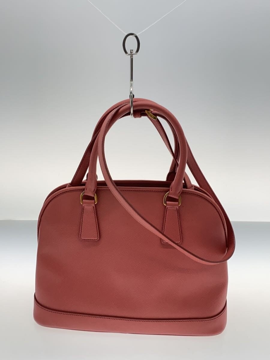 PRADA Handbag Leather PNK Solid BN2567 Scratches on Hardware thumbnail 3