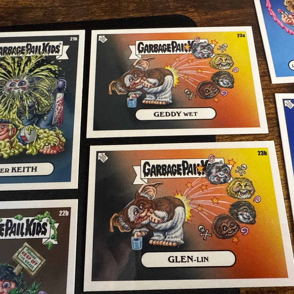🔥 2024 Topps Garbage Pail Kids GPK Oh the Horrible Wave 5 Set 21-25 A/B Foto 4 de 4