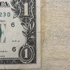 Trinary Fancy Serial Number One Dollar Bill, F 32321223 D  2017 — photo 2